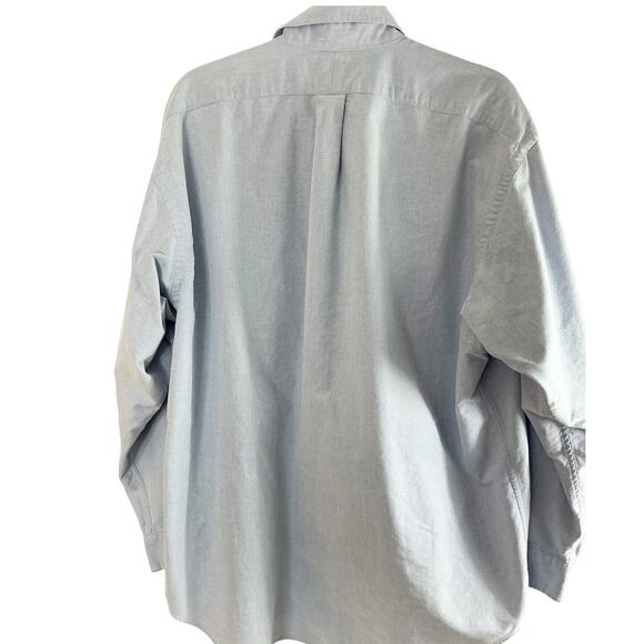 Ralph Lauren Mens The Big Shirt Button Up Teddy Bear Light Blue Cotton Large - Picture 6 of 6